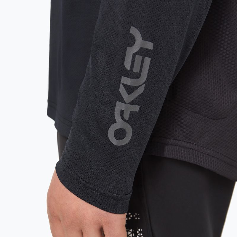 Велофутболка чоловіча Oakley Factory Pilot Mtb LS II чорно-сіра FOA404497 3