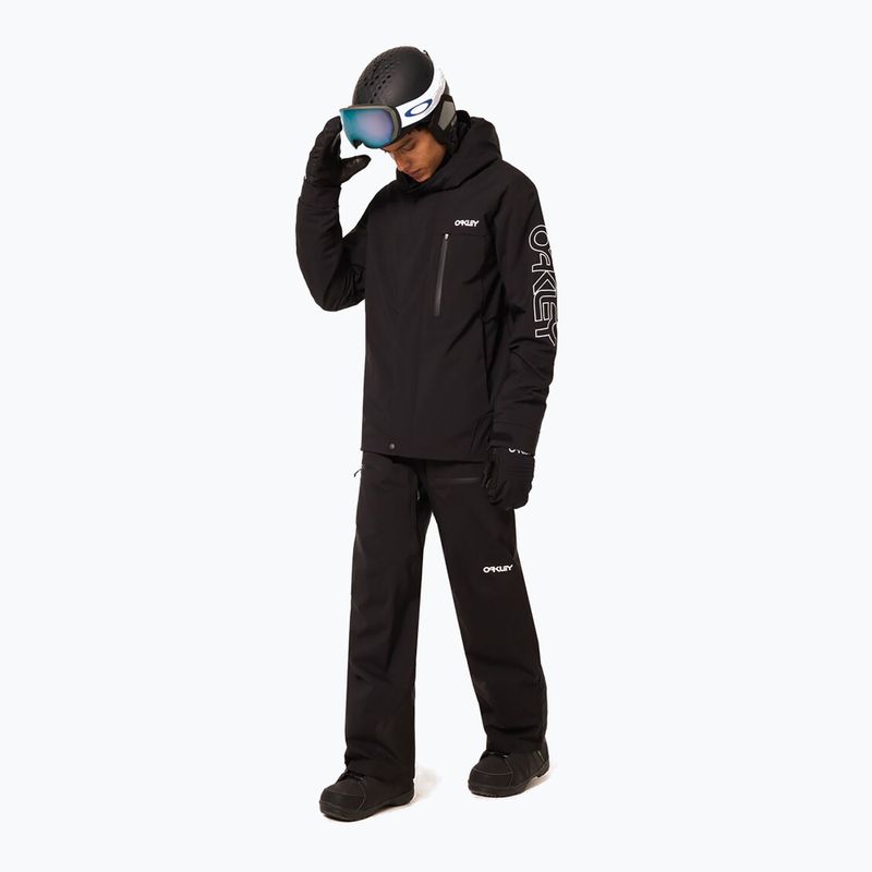 Чоловіча куртка для сноуборду Oakley TNP TBT Insulated black/white logo 3