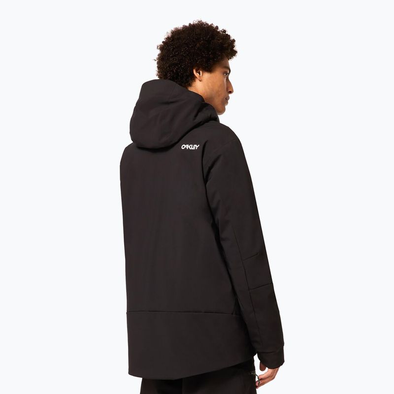 Чоловіча куртка для сноуборду Oakley TNP TBT Insulated black/white logo 6