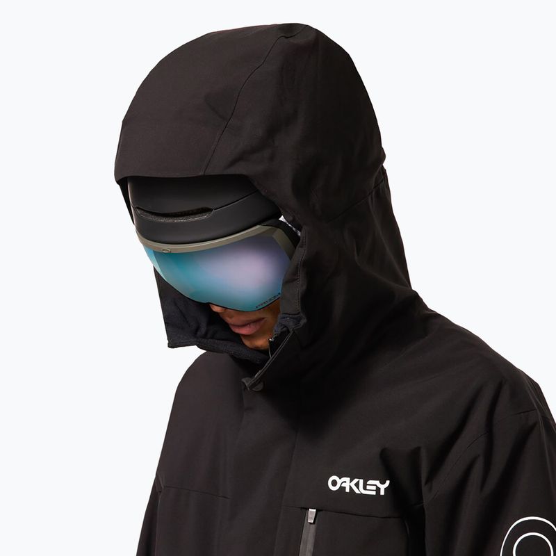 Куртка для сноуборду чоловіча Oakley TNP TBT Insulated black/white logo 12