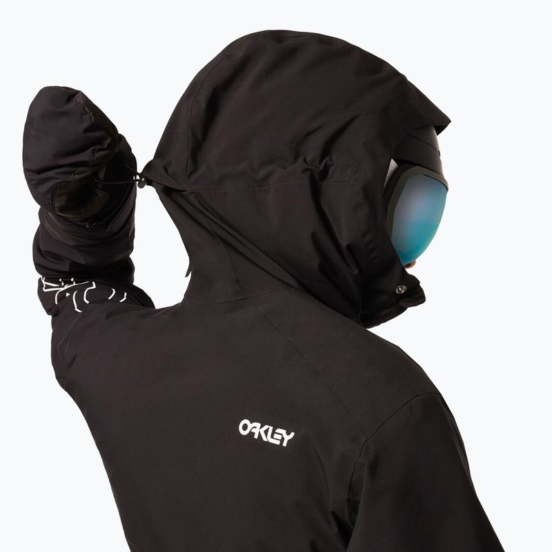 Чоловіча куртка для сноуборду Oakley TNP TBT Insulated black/white logo 13