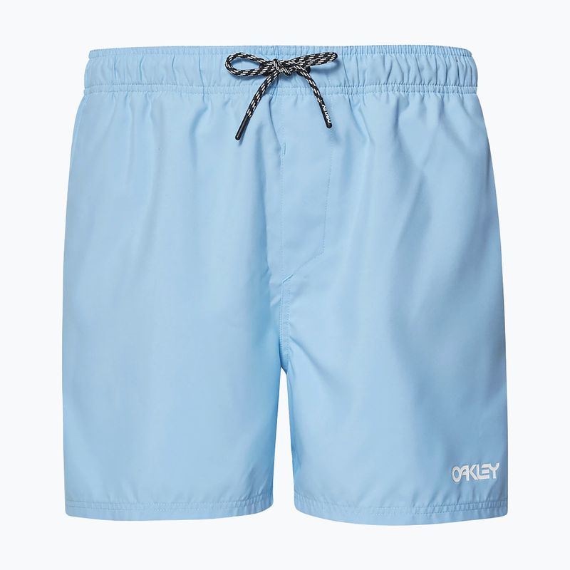 Шорти для плавання чоловічі Oakley Beach Volley 16" блакитні FOA4043106EK