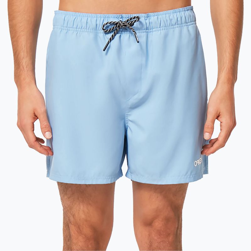 Шорти для плавання чоловічі Oakley Beach Volley 16" блакитні FOA4043106EK 4