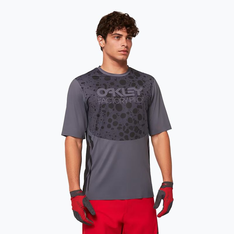 Велофутболка чоловіча Oakley Maven Rc SS сіра FOA404400 4