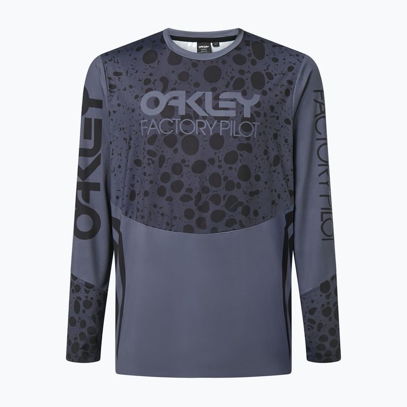 Велофутболка чоловіча Oakley Maven Rc LS сіро-чорна FOA404403 12