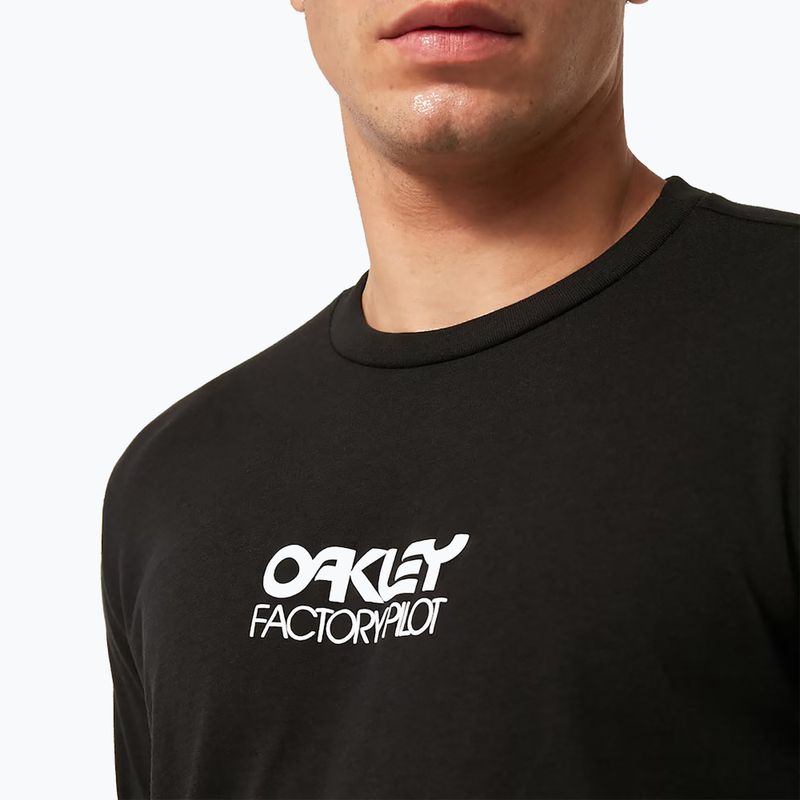 Велофутболка чоловіча Oakley Factory Pilot Ss Tee чорна FOA404507 5