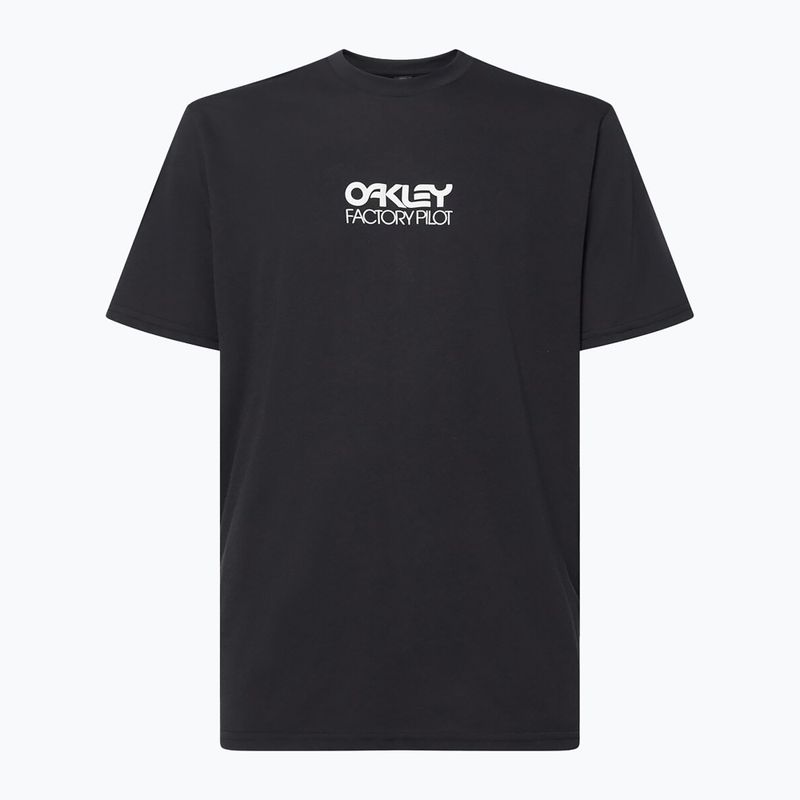 Велофутболка чоловіча Oakley Factory Pilot Ss Tee чорна FOA404507 6