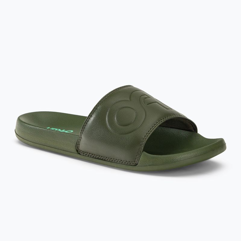 Шльопанці чоловічі Oakley B1B Slide 2.0 зелені FOF10042486L