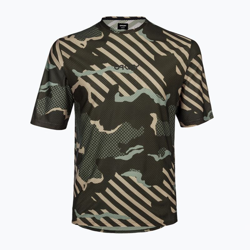 Велофутболка чоловіча Oakley Ride Free SS зелена FOA403780