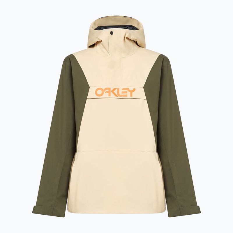 Чоловіча сноубордична куртка Oakley TNP TBT утеплена анорак гумус / нова темна щітка