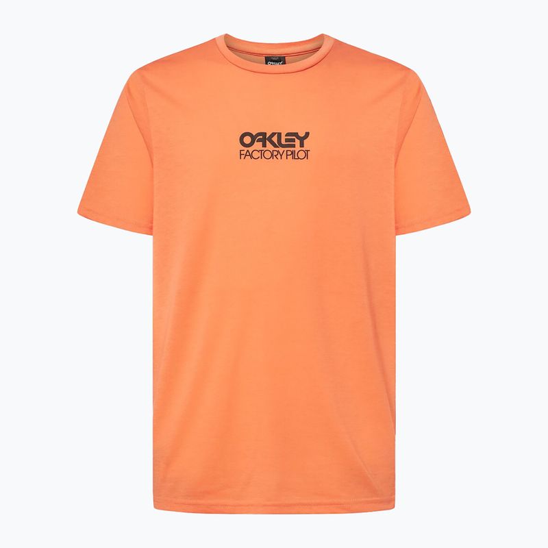 Велофутболка чоловіча Oakley Factory Pilot Ss Tee помаранчева FOA404507
