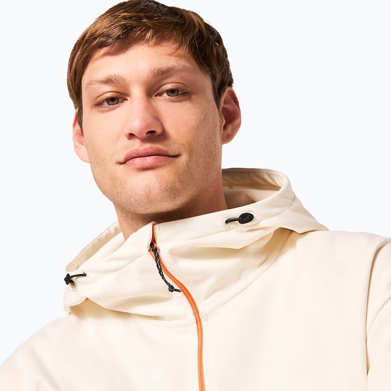 Чоловіча толстовка Oakley TNP Nose Grab Softshell худі арктична біла/ніжно-помаранчева 4