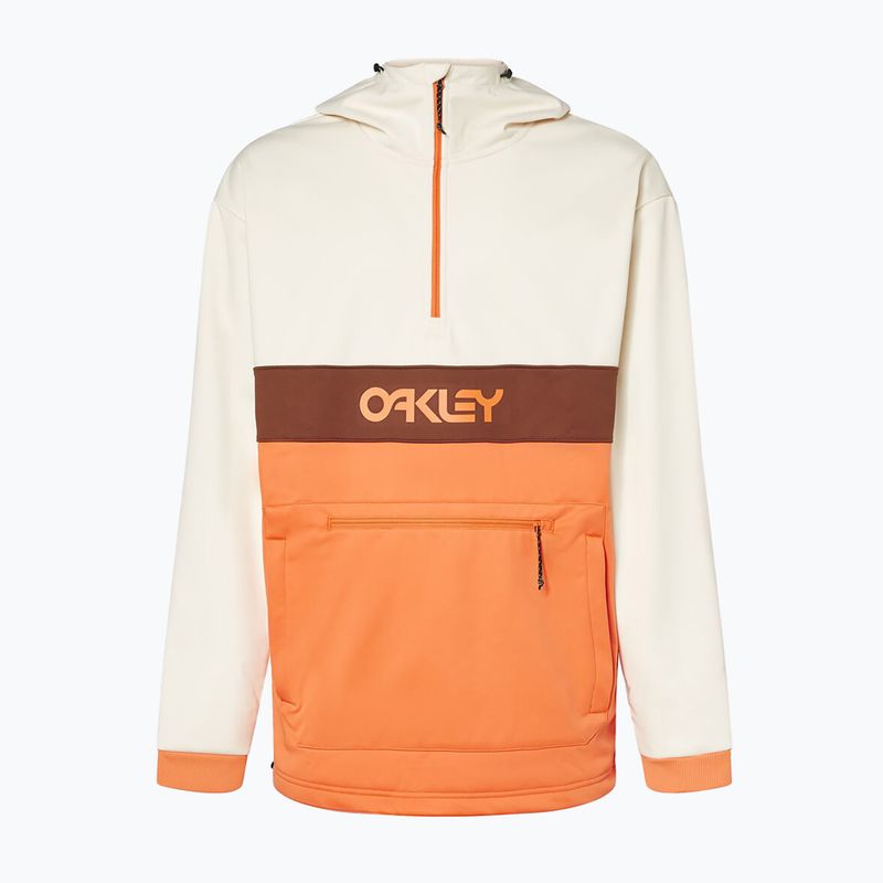 Чоловіча толстовка Oakley TNP Nose Grab Softshell худі арктична біла/ніжно-помаранчева 12