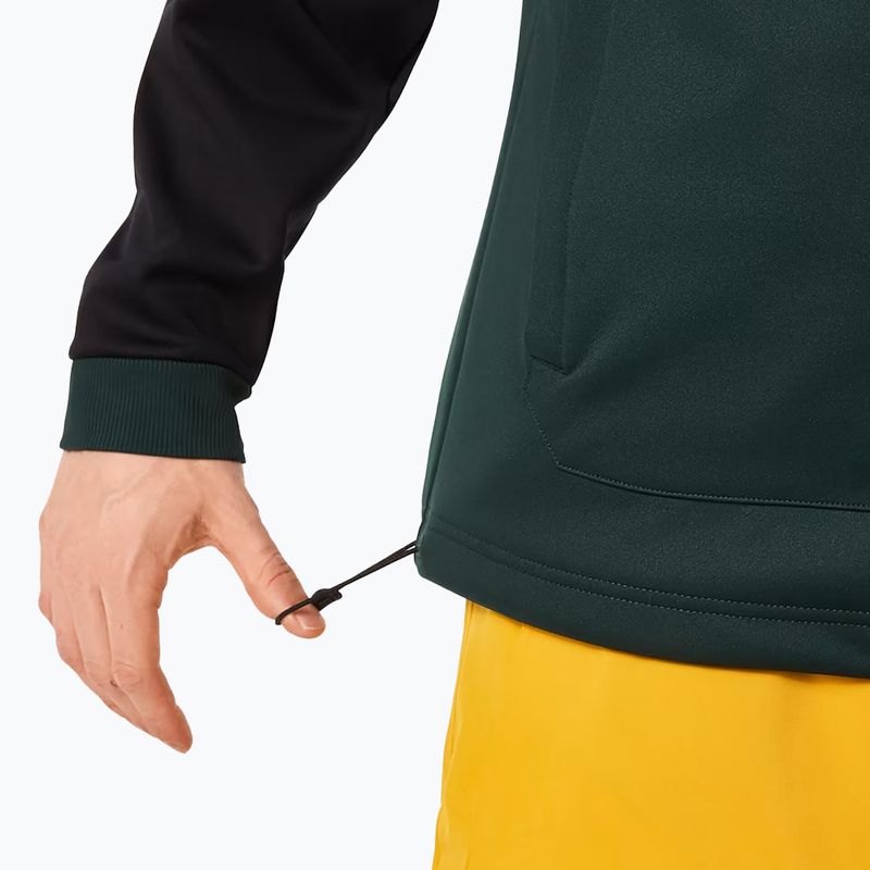Чоловіча толстовка Oakley TNP Nose Grab Softshell худі чорний/мисливський зелений 9