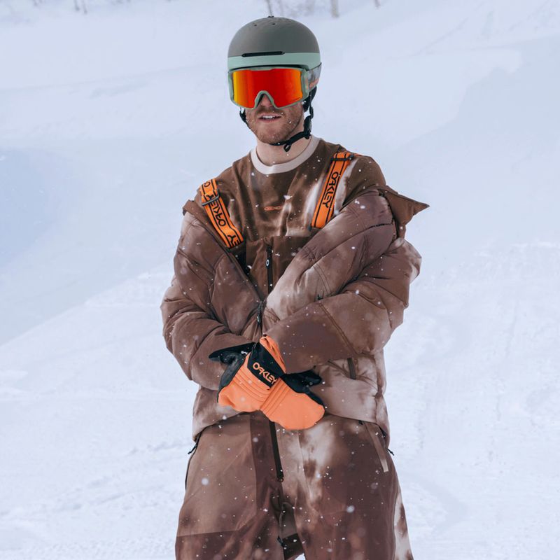Рукавиці для сноуборду Oakley B1B Mittes м'які помаранчеві 6