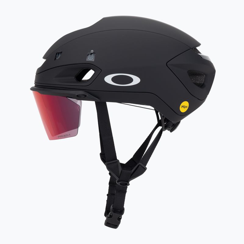 Шолом для шосейного велосипеда Oakley Aro7 Road матовий чорний/призм 3