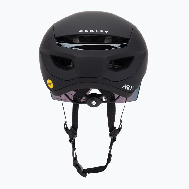 Шолом для шосейного велосипеда Oakley Aro7 Road матовий чорний/призм 4