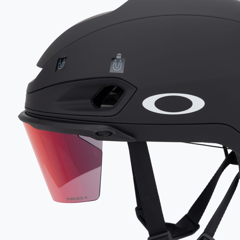 Шолом для шосейного велосипеда Oakley Aro7 Road матовий чорний/призм 7