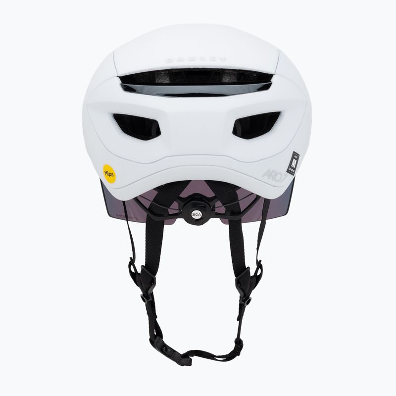 Шолом для шосейного велосипеда Oakley Aro7 Road матовий білий/призм 4