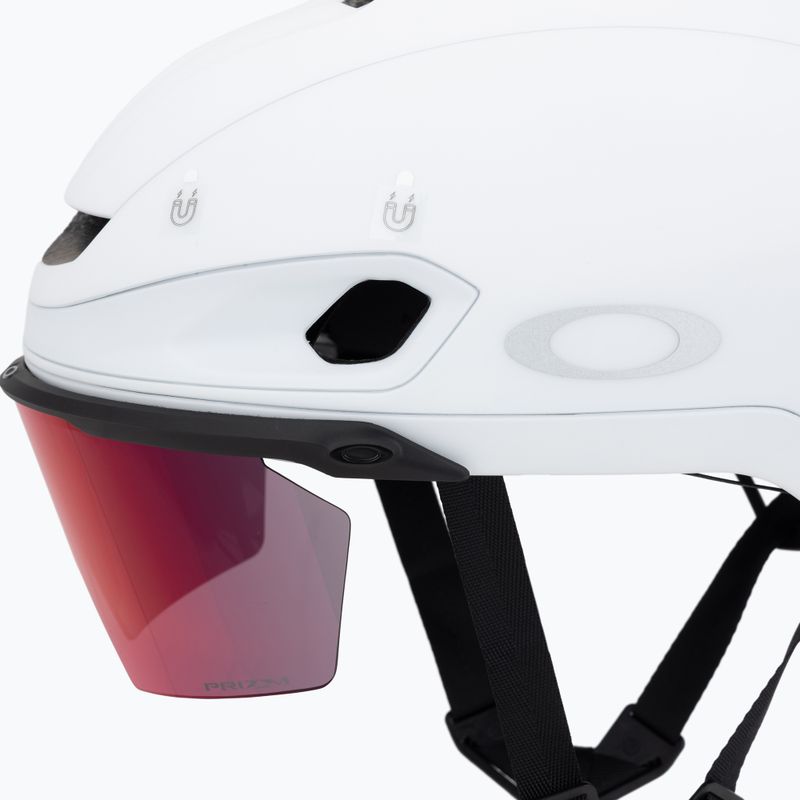 Шолом для шосейного велосипеда Oakley Aro7 Road матовий білий/призм 7