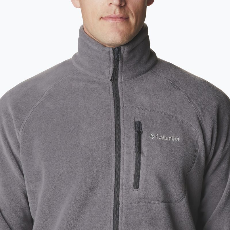 Кофта трекінгова чоловіча Columbia Fast Trek II city grey 4