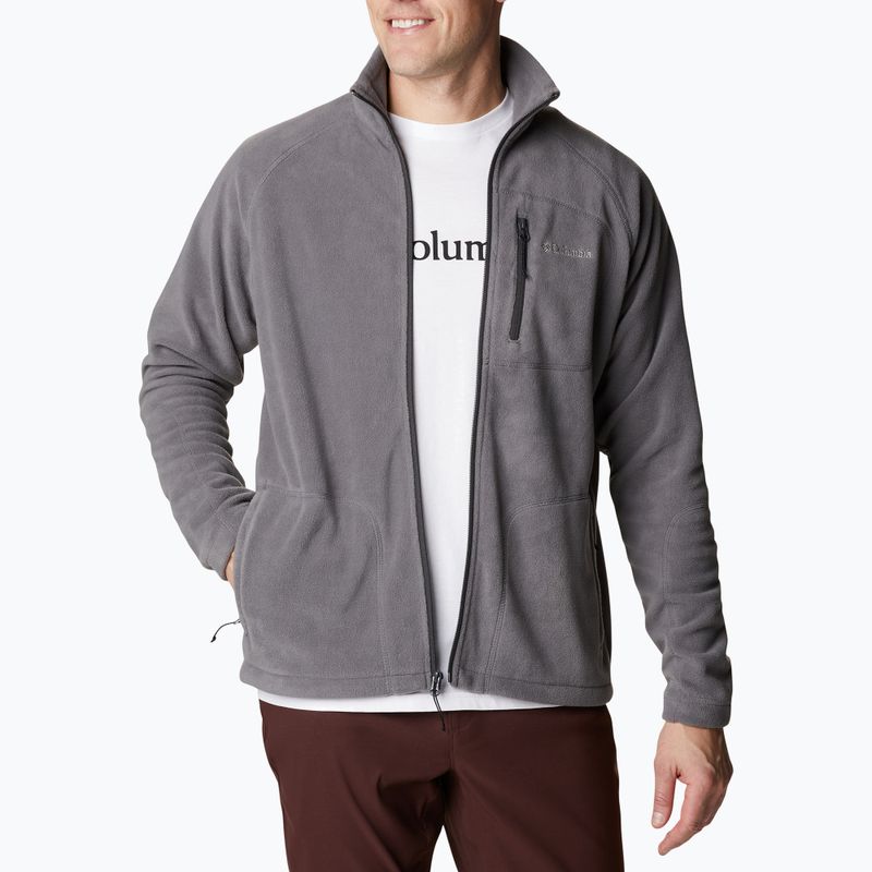 Кофта трекінгова чоловіча Columbia Fast Trek II city grey 6
