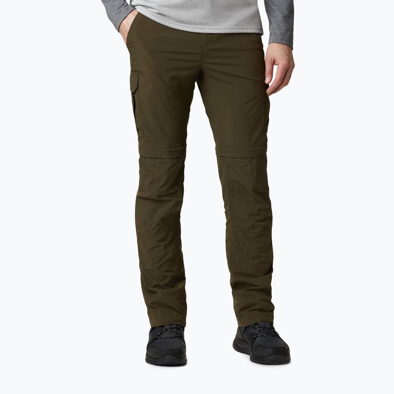Трекінгові штани чоловічі  Columbia Silver Ridge II Converti olive green