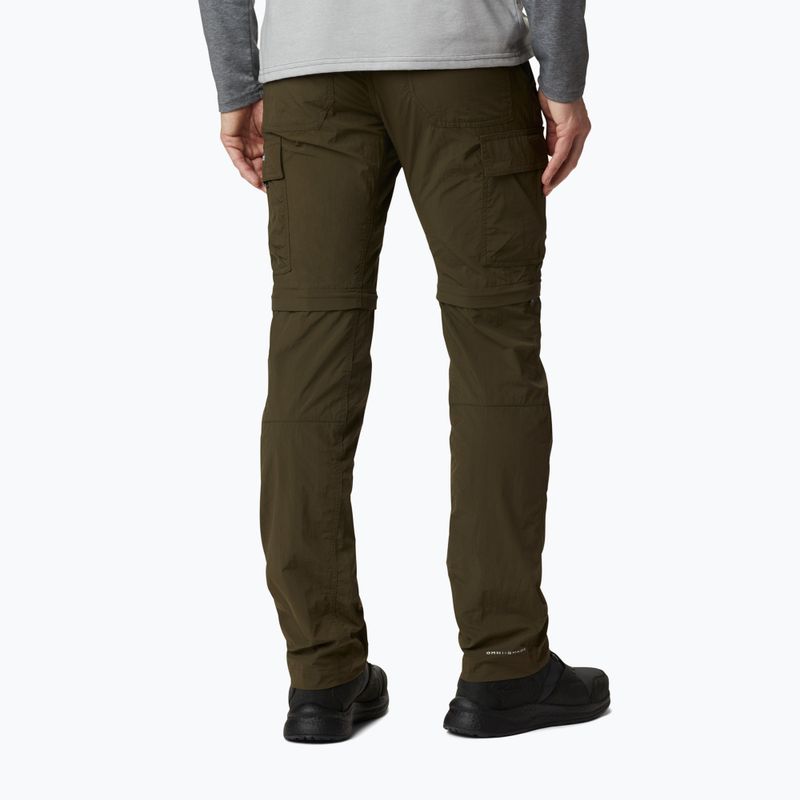 Трекінгові штани чоловічі  Columbia Silver Ridge II Converti olive green 2