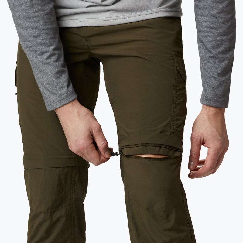 Трекінгові штани чоловічі  Columbia Silver Ridge II Converti olive green 5