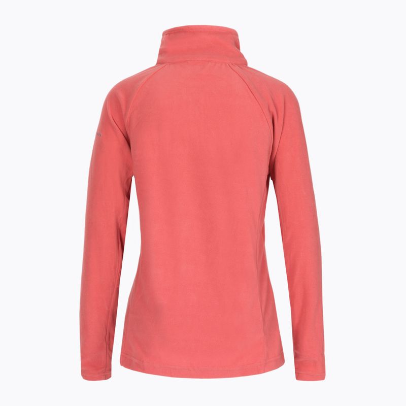 Кофта трекінгова жіноча Columbia Glacial IV 1/2 Zip dark coral 8