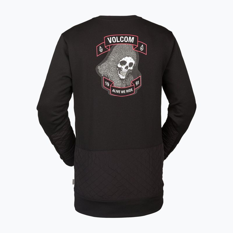 Кофта для сноуборду чоловіча Volcom Let It Storm Crew чорна G4652201-ART 4