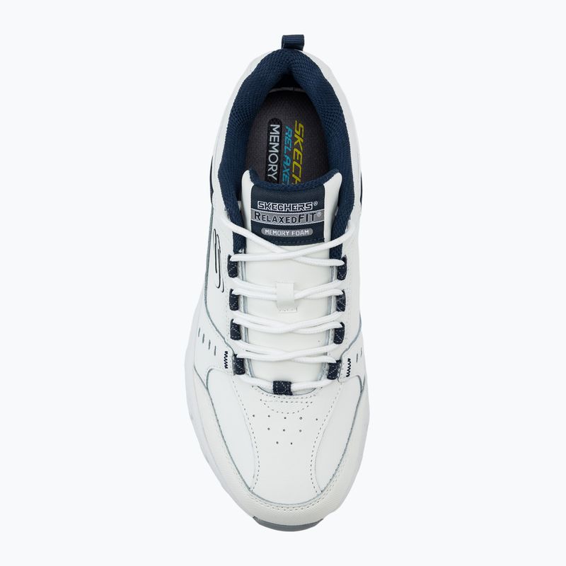 Кросівки чоловічі SKECHERS Oak Canyon Redwick white/navy 5