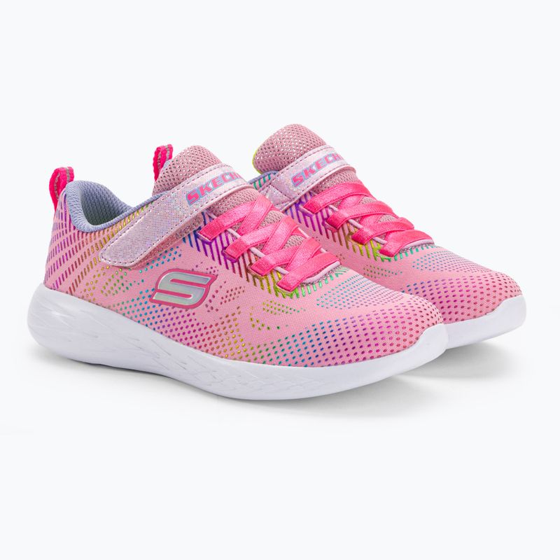 Дитячі кросівки SKECHERS Go Run 600 Shimmer Speeder світло-рожеві / мульти 4