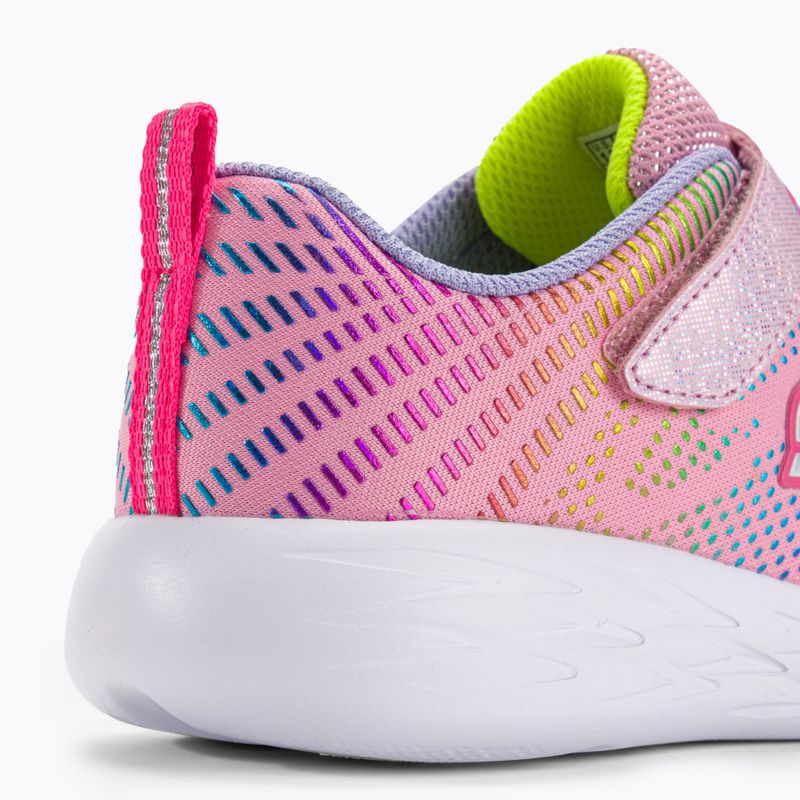 Дитячі кросівки SKECHERS Go Run 600 Shimmer Speeder світло-рожеві / мульти 9