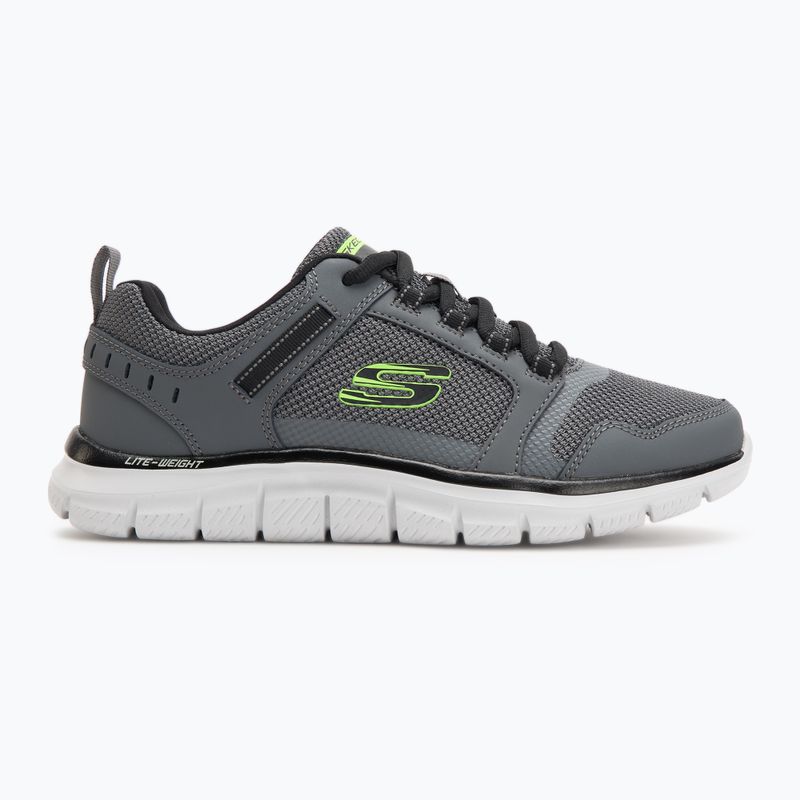 Кросівки чоловічі SKECHERS Track Knockhill charcoal/black 2