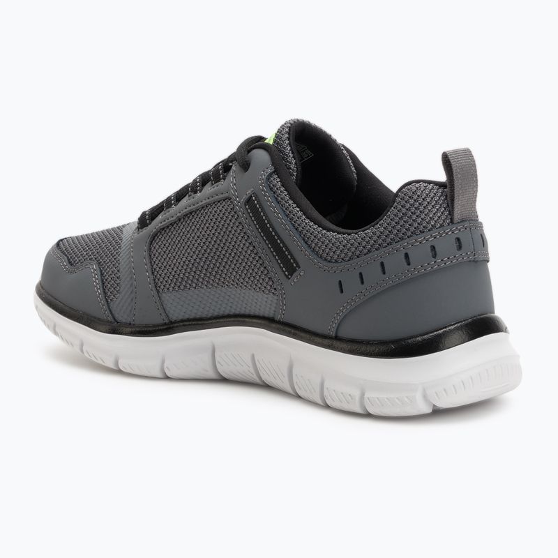 Кросівки чоловічі SKECHERS Track Knockhill charcoal/black 3