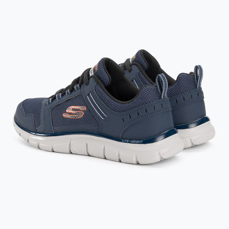 Кросівки тренувальні чоловічі SKECHERS Track Knockhill navy/orange 4