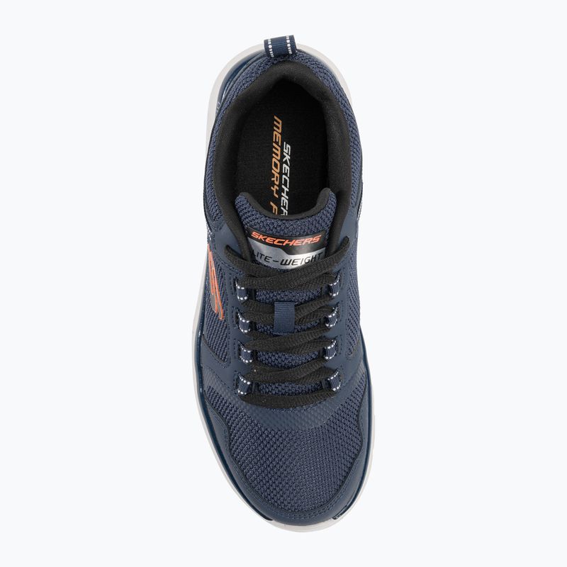 Кросівки тренувальні чоловічі SKECHERS Track Knockhill navy/orange 7