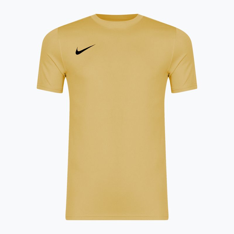 Футболка футбольна чоловіча Nike Dri-FIT Park VII jersey gold/black