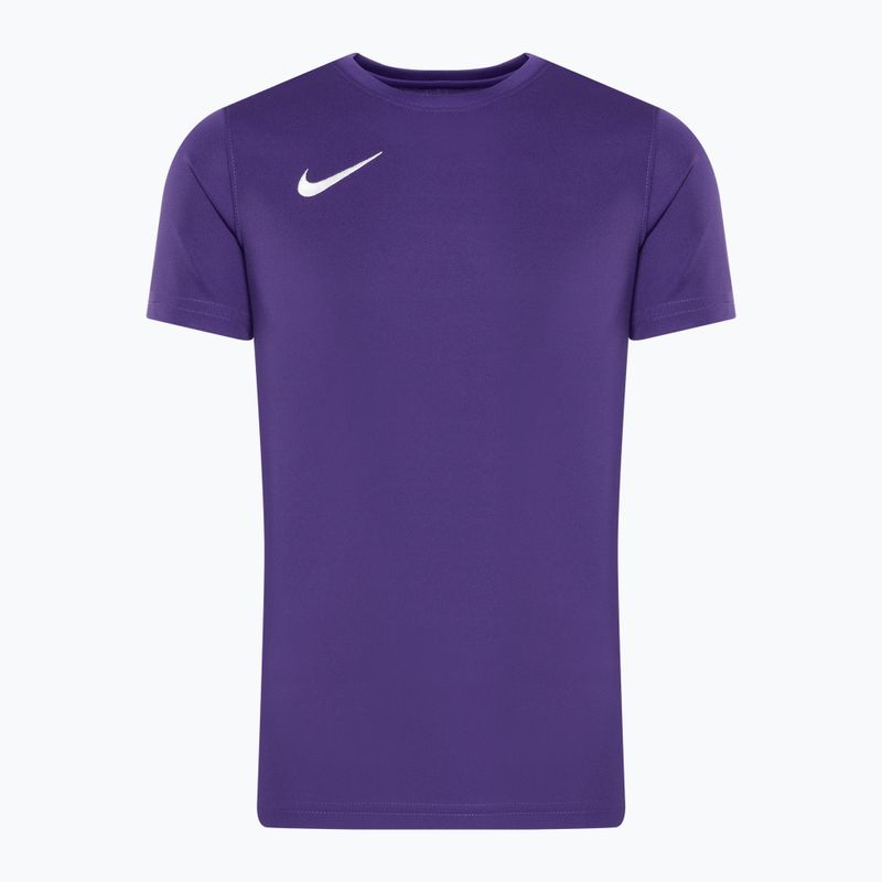 Футболка футбольна дитяча Nike Dri-FIT Park VII Jr court purple/white