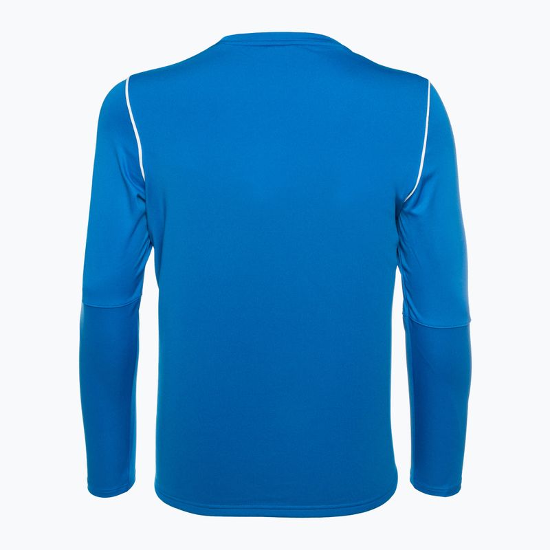 Лонгслів футбольний чоловічий Nike Dri-FIT Park 20 Crew royal blue/white/white 2