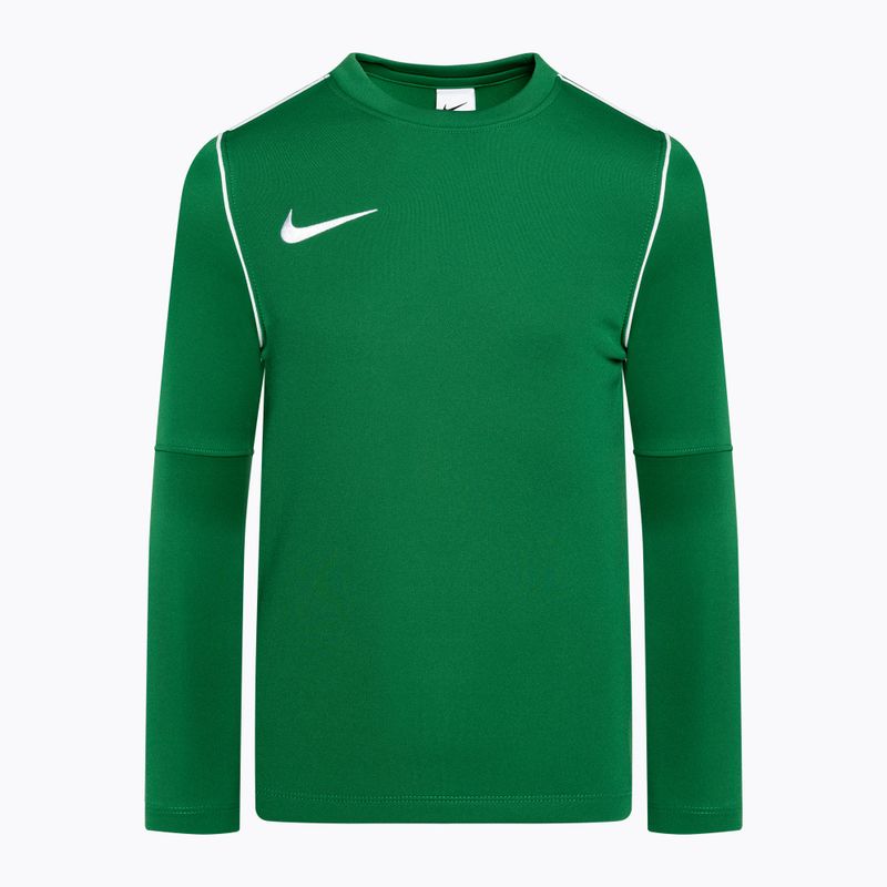 Кофта футбольна дитяча Nike Dri-FIT Park 20 Crew pine гreen/white/white