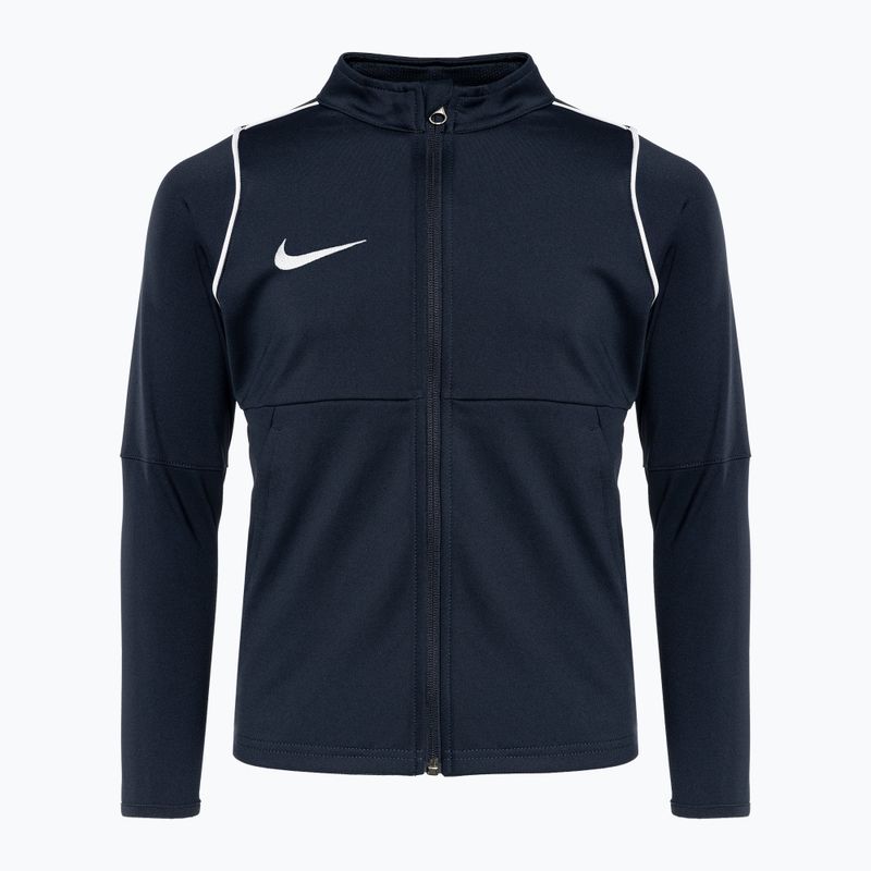 Кофта футбольна дитяча Nike Dri-FIT Park 20 Knit Track obsidian/white/white