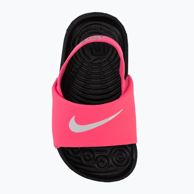 Шльопанці дитячі Nike Kawa digital pink/black/white 5
