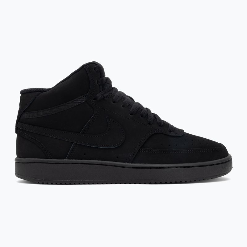 Кросівки чоловічі Nike Court Vision Mid black/black/black 2
