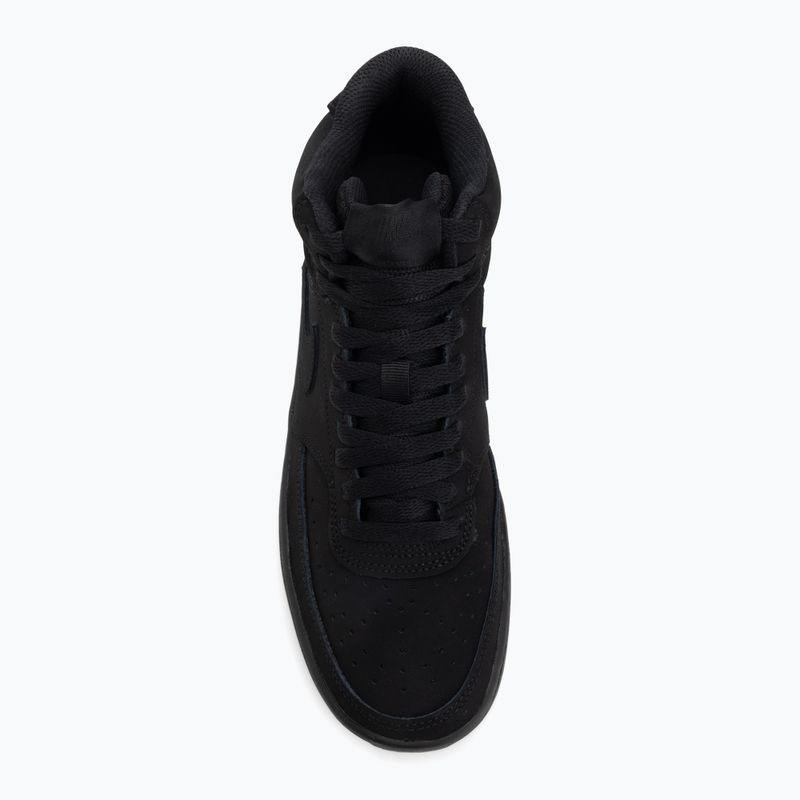 Кросівки чоловічі Nike Court Vision Mid black/black/black 5
