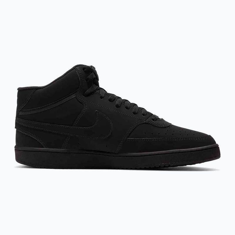 Кросівки чоловічі Nike Court Vision Mid black/black/black 9