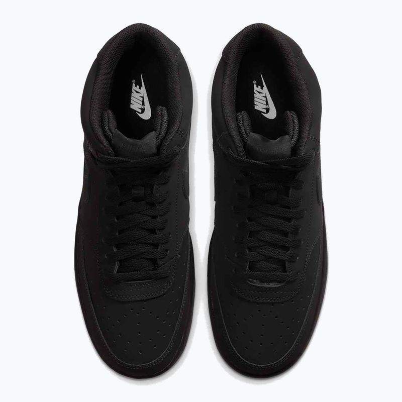 Кросівки чоловічі Nike Court Vision Mid black/black/black 13