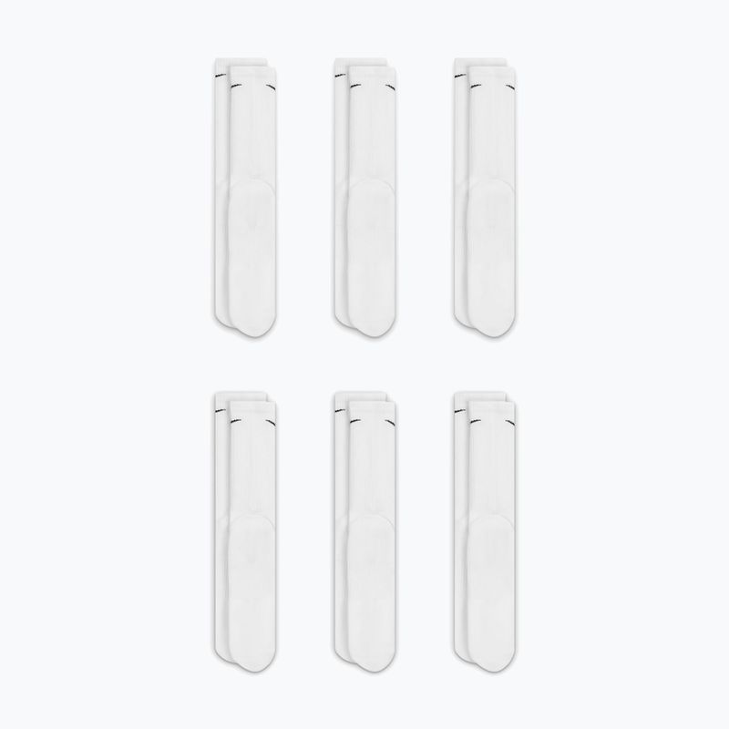 Шкарпетки чоловічі Nike Everyday Plus Cushioned Crew 6 pairs white/black 4