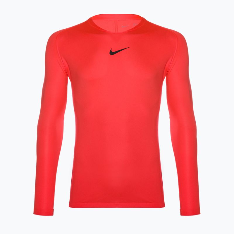 Лонгслів термічний чоловічий Nike Dri-FIT Park First Layer LS bright crimson/black